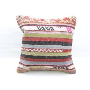 Handmade Vintage Turkish Throw Pillow Cover